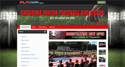Desktop Screenshot of cheshirejuniorfootball.com